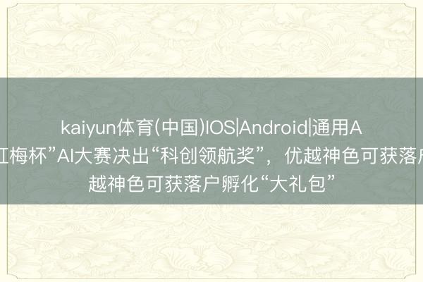 kaiyun体育(中国)IOS|Android|通用APP下载 首届“虹梅杯”AI大赛决出“科创领航奖”，优越神色可获落户孵化“大礼包”