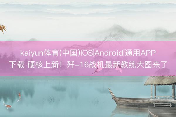 kaiyun体育(中国)IOS|Android|通用APP下载 硬核上新！歼-16战机最新教练大图来了