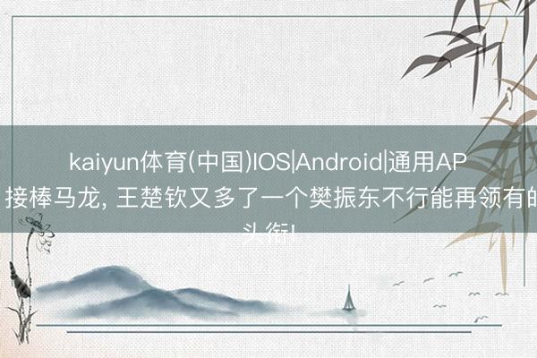 kaiyun体育(中国)IOS|Android|通用APP下载 接棒马龙， 王楚钦又多了一个樊振东不行能再领有的头衔!